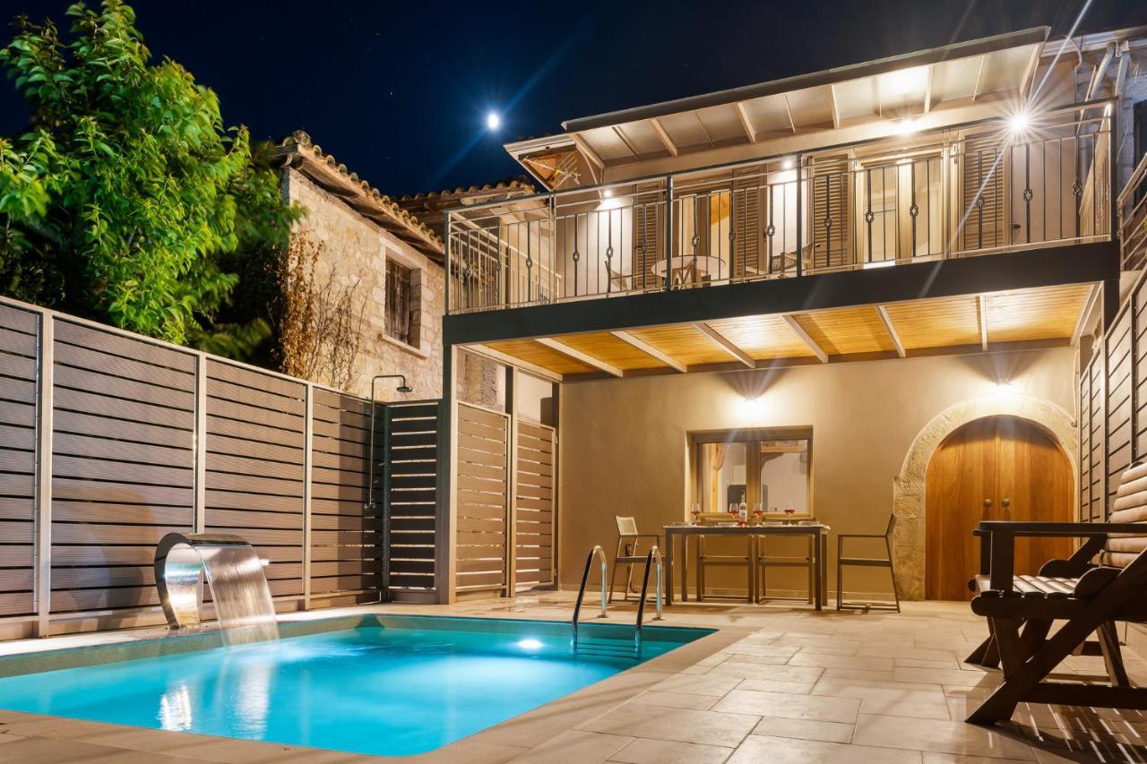 Myrtillo II Sea View Villa Spanokhórion Dış mekan fotoğraf