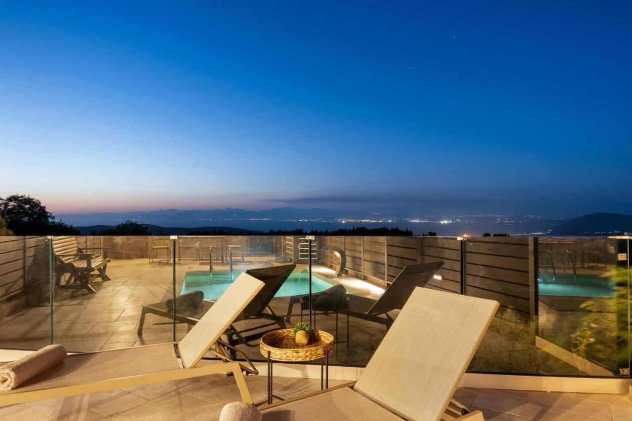 Myrtillo II Sea View Villa Spanokhórion Dış mekan fotoğraf