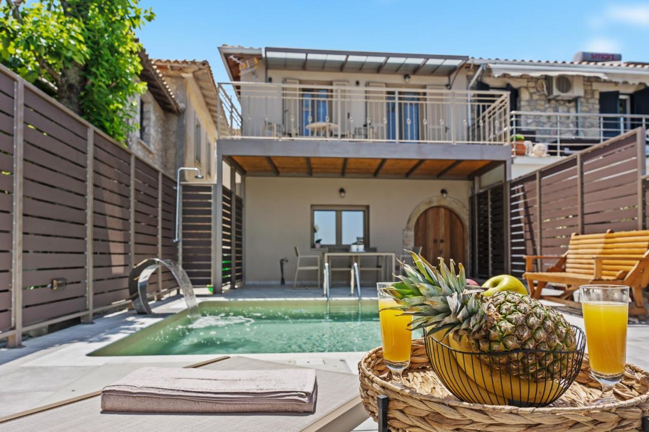 Myrtillo II Sea View Villa Spanokhórion Dış mekan fotoğraf